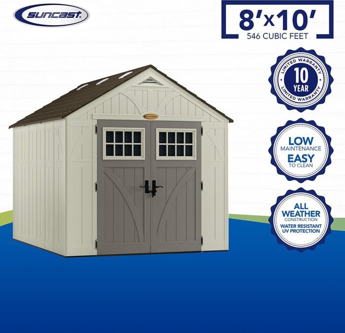 Suncast BMS8100 8' x 10' Tremont Storage Shed