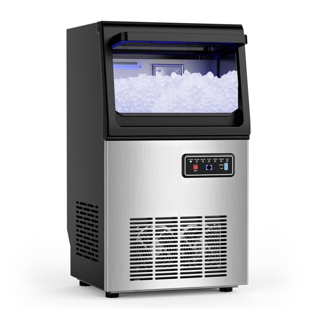 Nugget Ice Maker Machine, 100LBS/24H, 20LBS Capacity