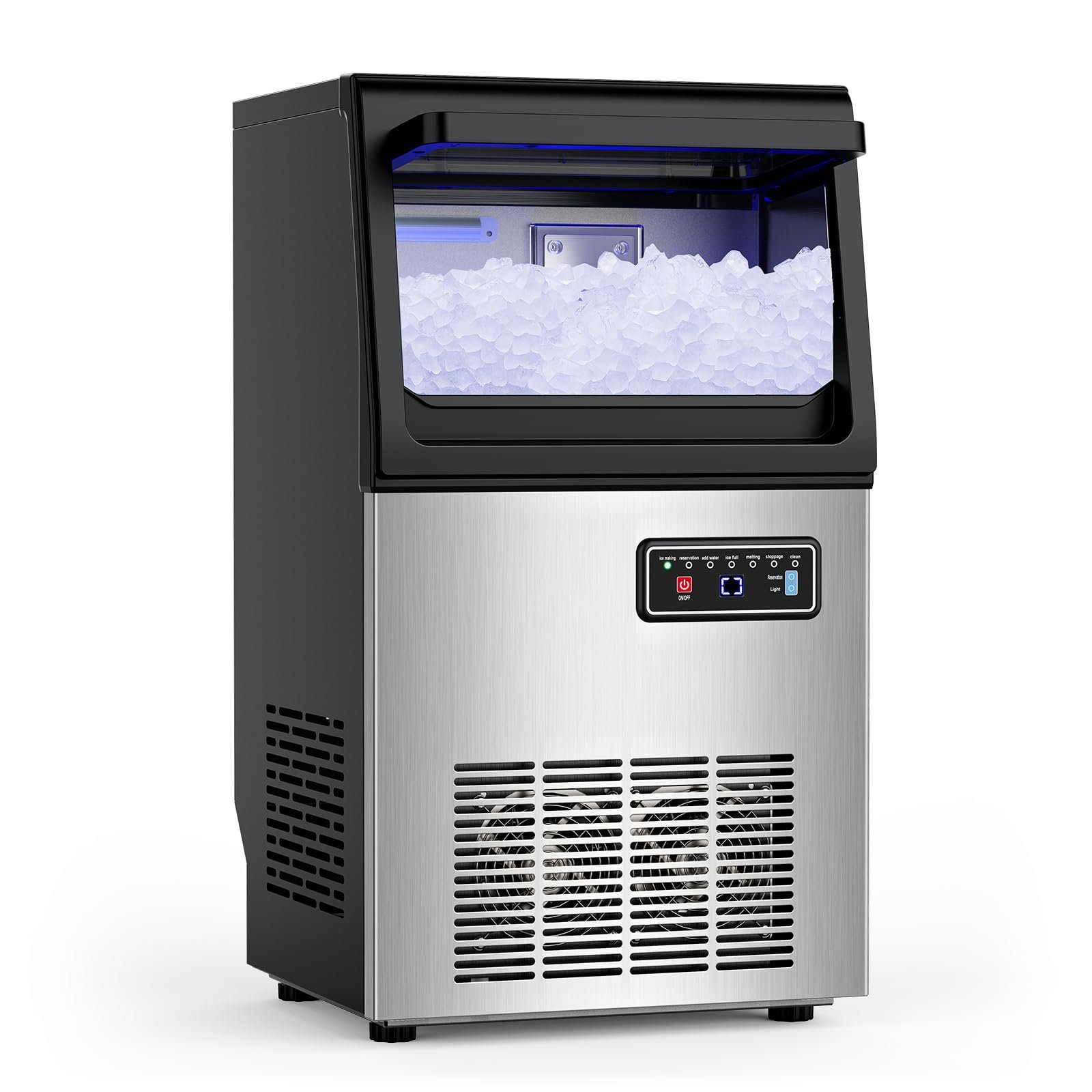 Nugget Ice Maker Machine, 100LBS/24H, 20LBS Capacity