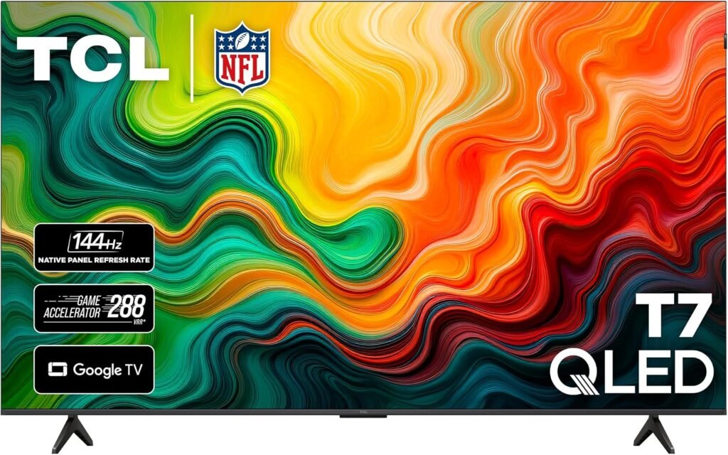 TCL 75" T7 4K QLED Google TV with 144Hz Gaming (75T7)